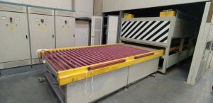 Tempering furnace flat glass used